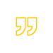 Quotation Marks - yellow